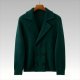 100% Cashmere Custom Sweater Cardigan - Dark Green Thick Zipper Winter All-cashmere Short Loose Casual Jacket